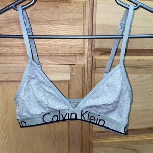 Calvin Klein Gray Bralette